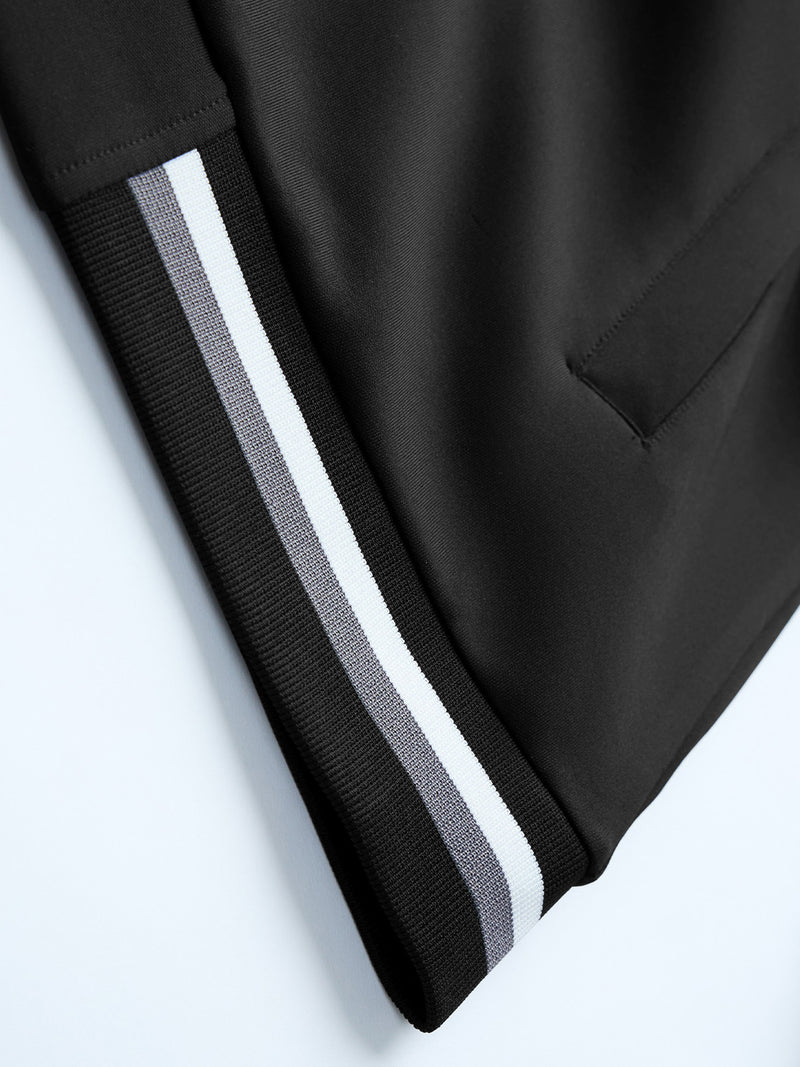 Men's 2-Piece Slim-Fit Full-Zip Jacket & Lapel Collar Coat.