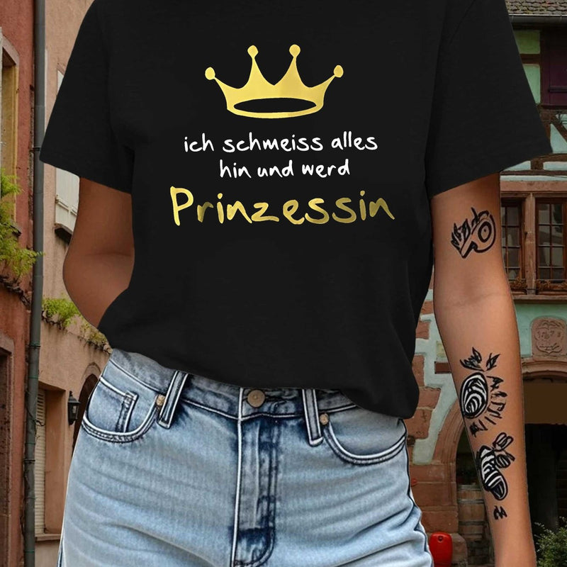 Women's Funny German Quote T-Shirt.