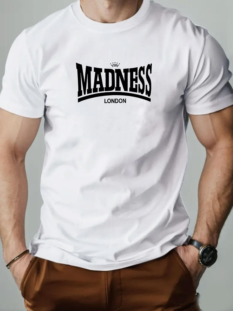 Men's "Madness London" Graphic T-Shirt.
