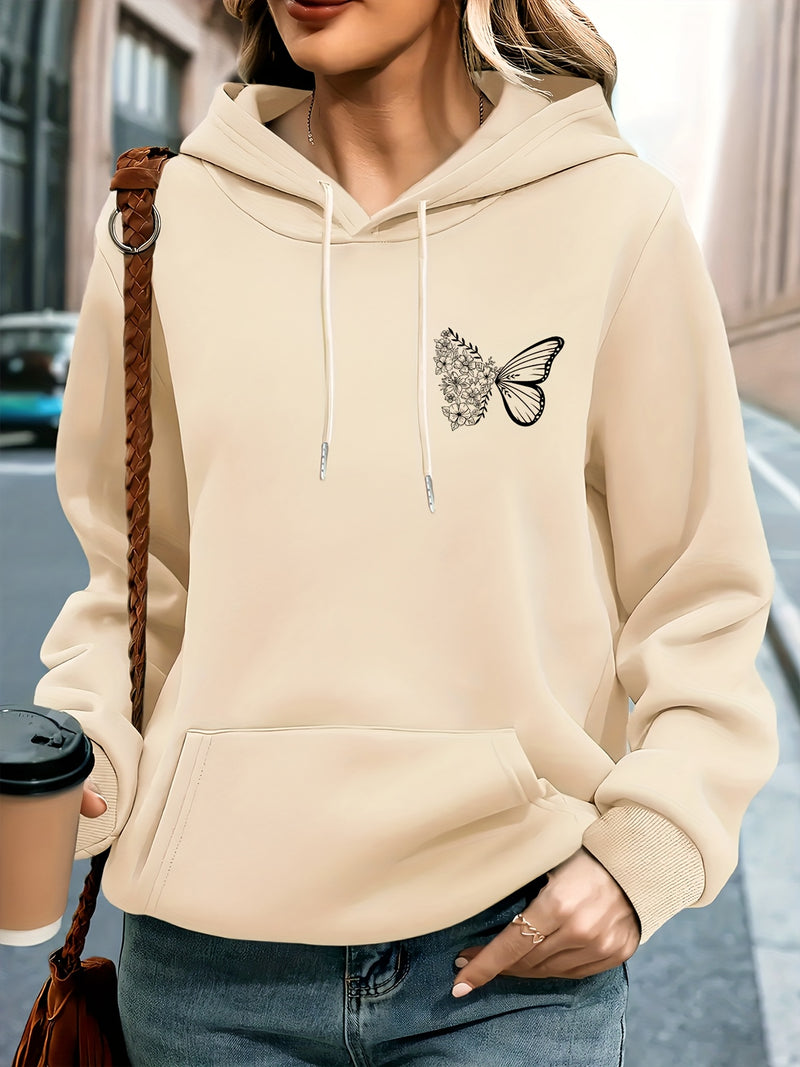 Women's Fashion Casual Creative Alphabet Drawing Fashion Trend S Hoodie.