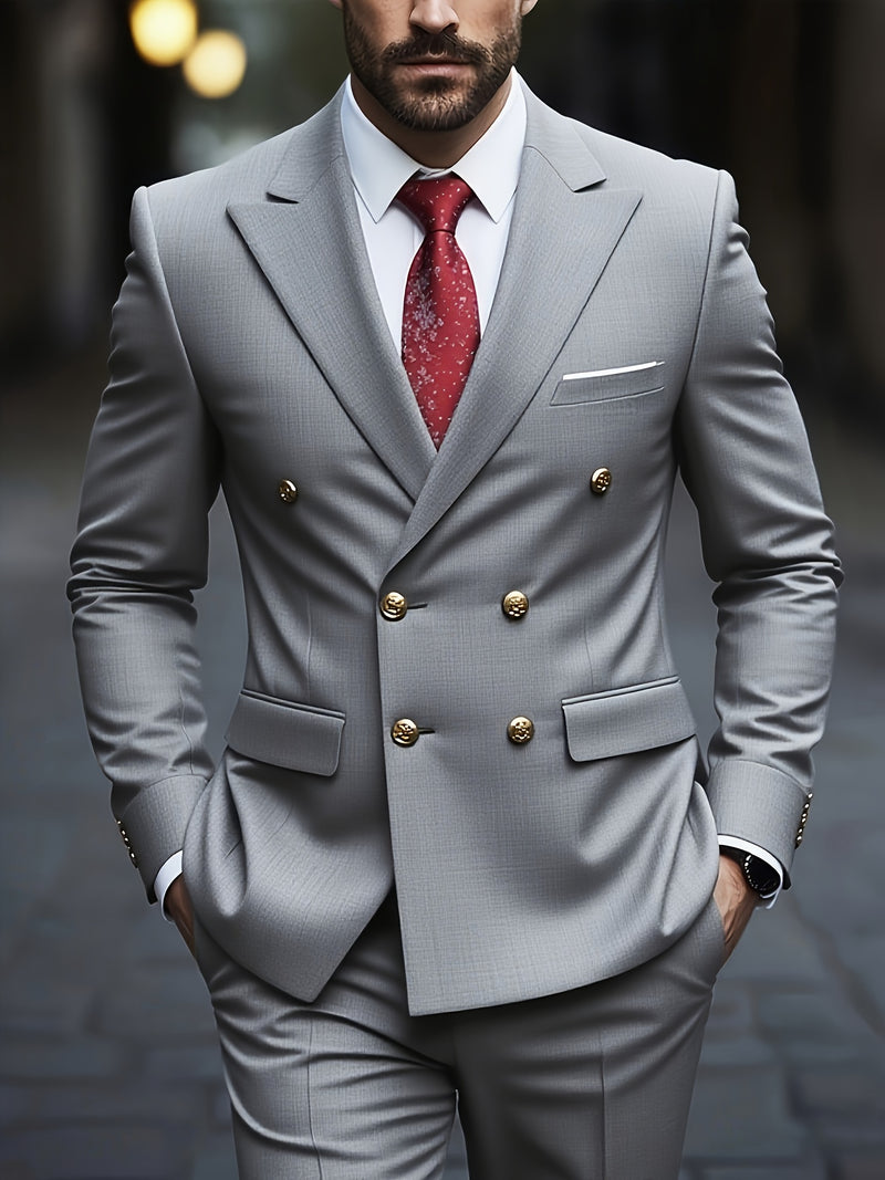 Men's 2-Piece Suit Set, Jacket + Trousers.