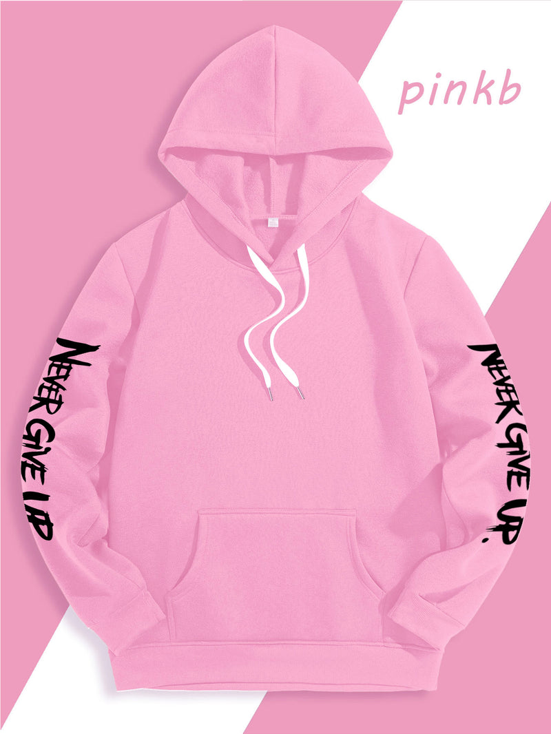 Men's Casual Personality Hooded Sweatshirt.