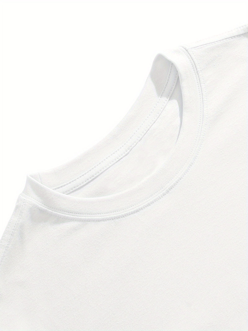 Men'S Fashion Short Sleeve Print T-Shirt.