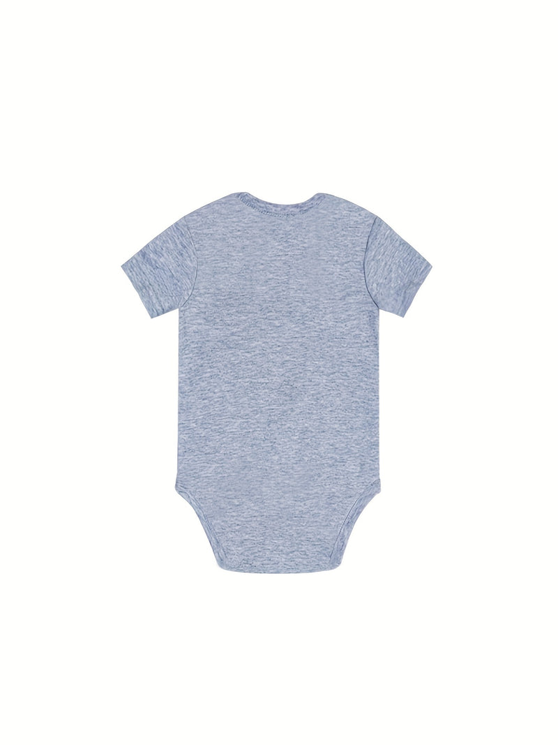 5pcs Cute Baby Girl 100% Cotton Short Sleeve Bodysuits.