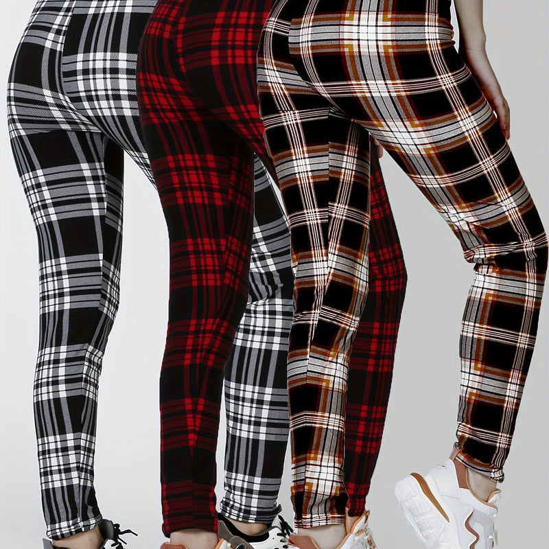 3 Packs Women'S Soft & Stretchy Tight Leggings.