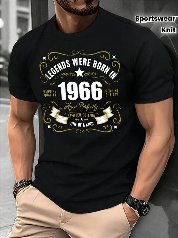 Men's Legends Born in 49.94meter Graphic T-Shirt.