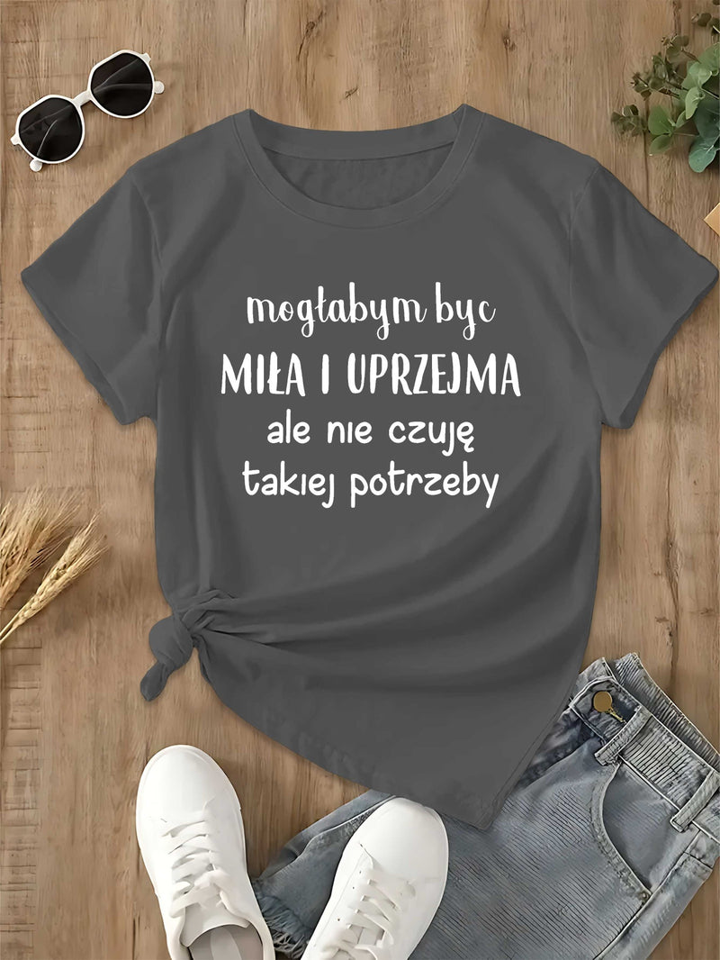 Women's T-shirt Short Sleeves.