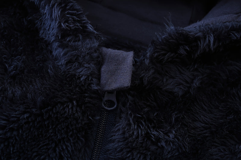 Children's Clothing Autumn Winter Baby Bodysuit Hooded Jacket.