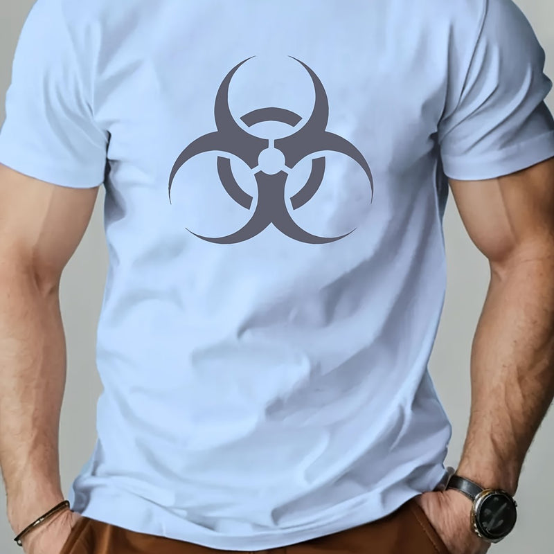 Men's Casual Crew Neck Short Sleeve T-Shirt.