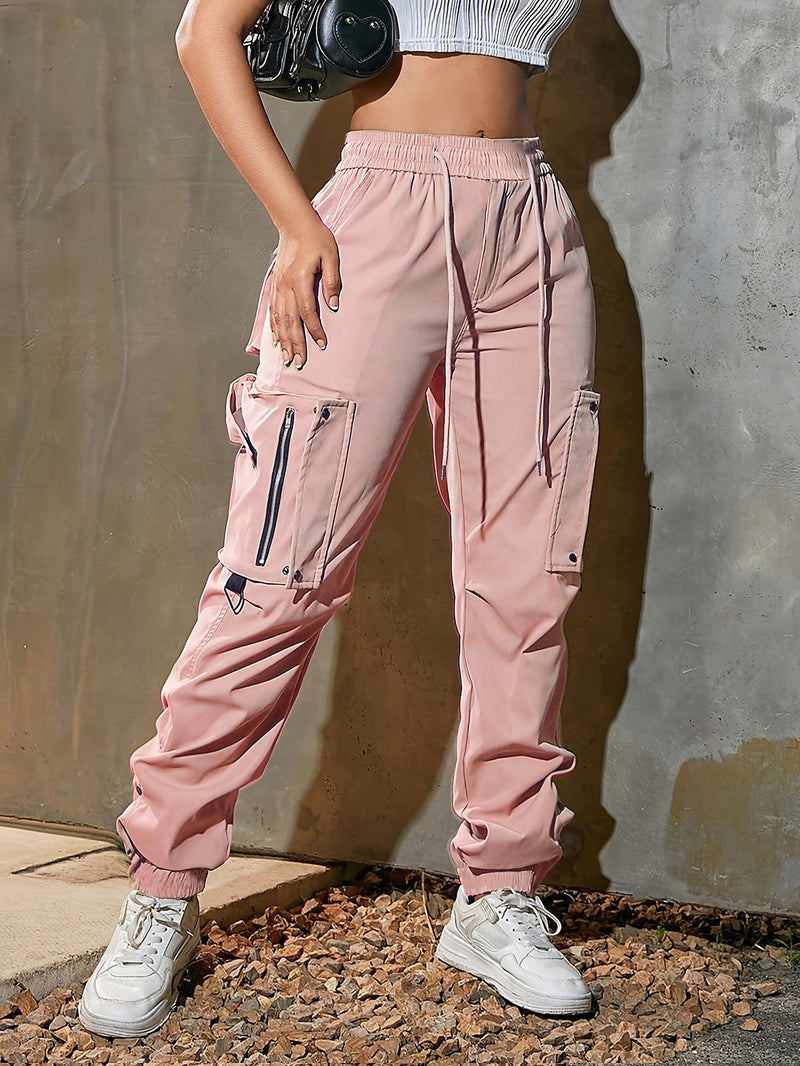 Women's High-Waisted Loose Overalls: Casual, Fashionable, and Comfortable.