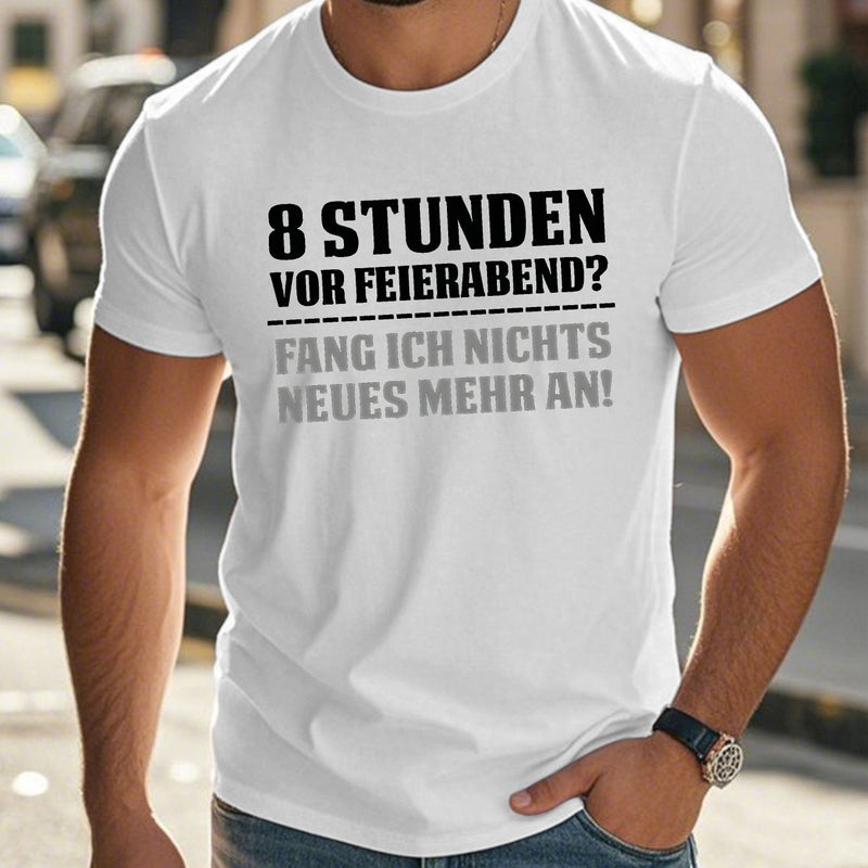 Men’s German Fun Proverbs Crinkle Plus Size T-Shirt.