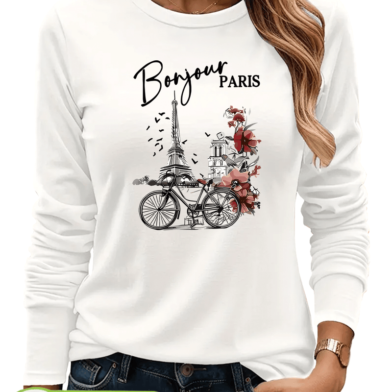 Women's T-Shirt for Autumn And Winter, a Comfortable And Breathable Casual.