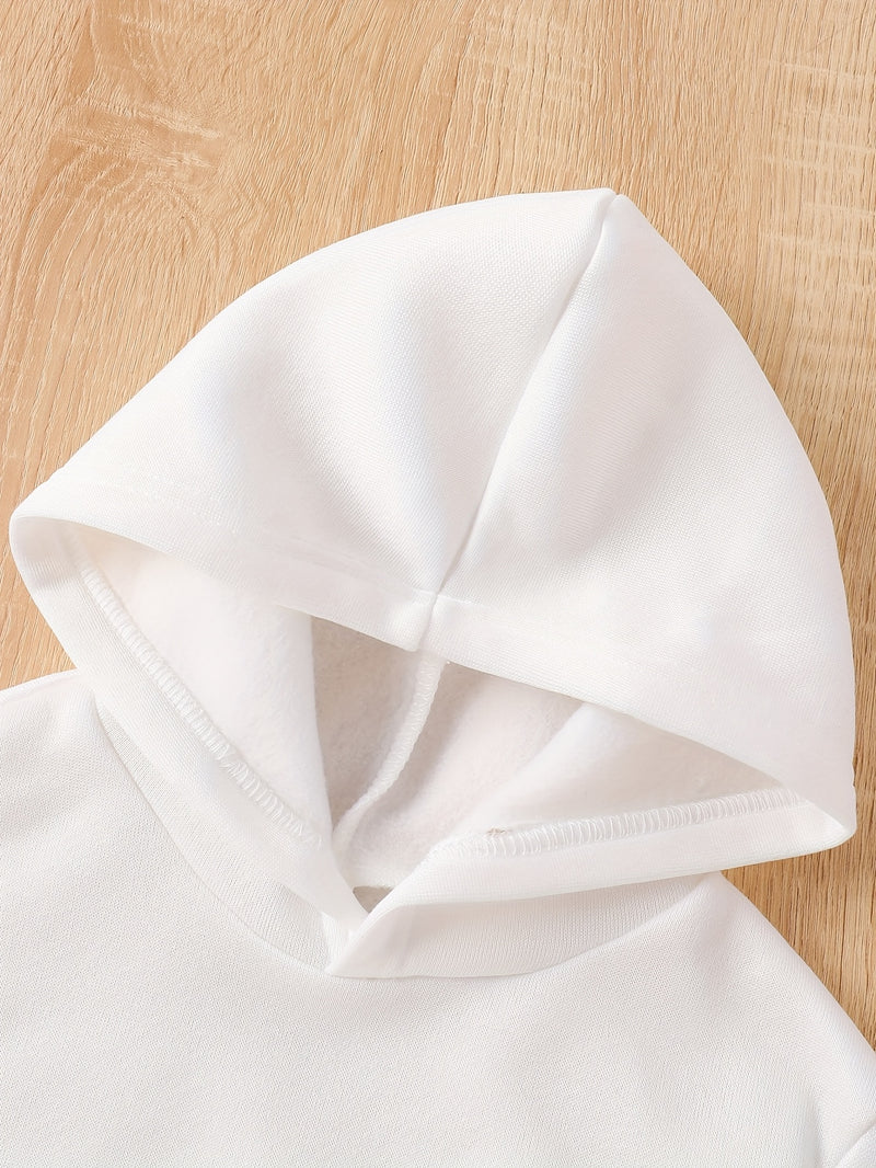 Boys' Autumn/Winter Casual English Letter Graphic Fist Bump.