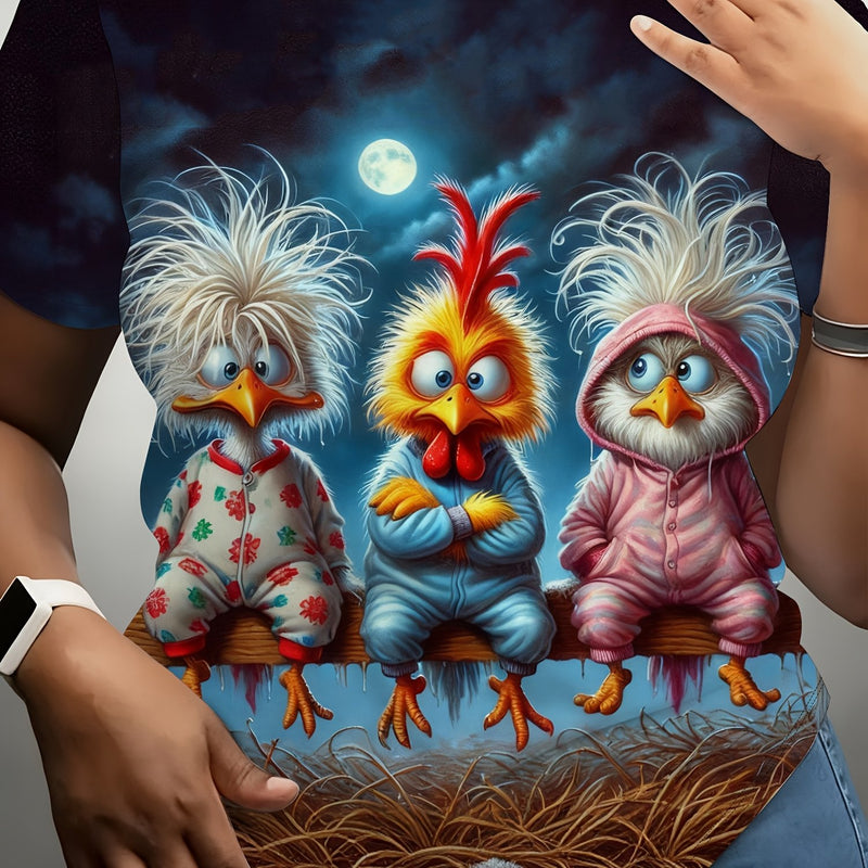 Women's Digital Printed Short Sleeve.