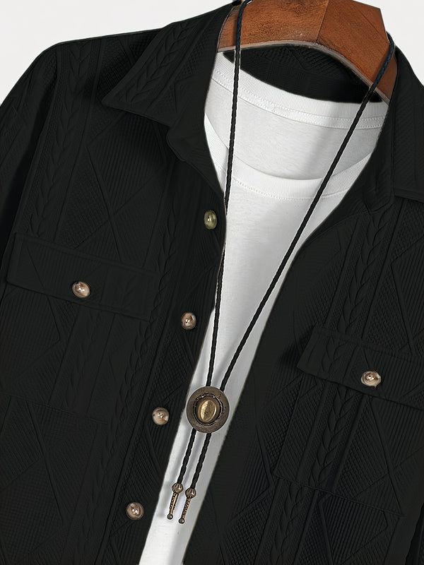 European Style Men's Casual Sport Short Sleeve Long Pants Set.