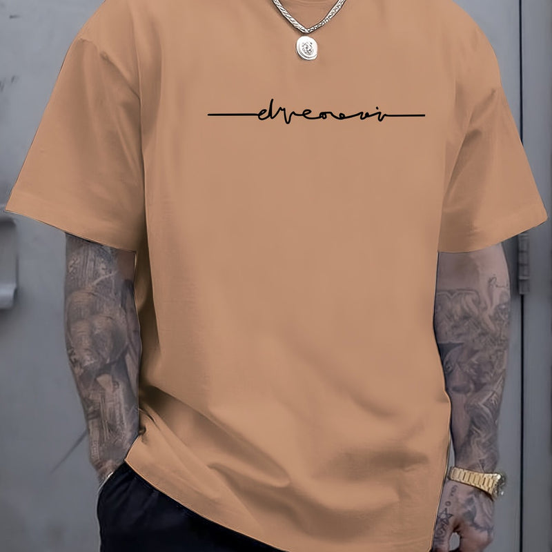 Men's Plus Size Short Sleeve T-Shirt.
