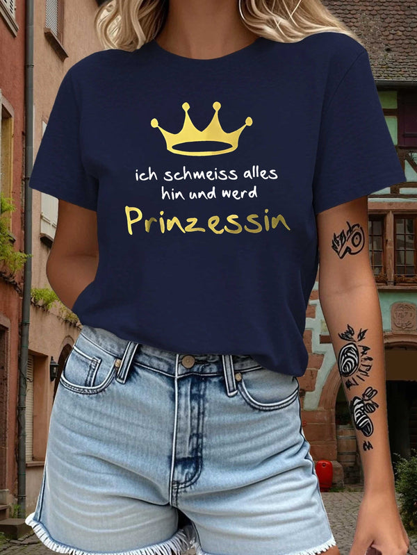 Women's Funny German Quote T-Shirt.