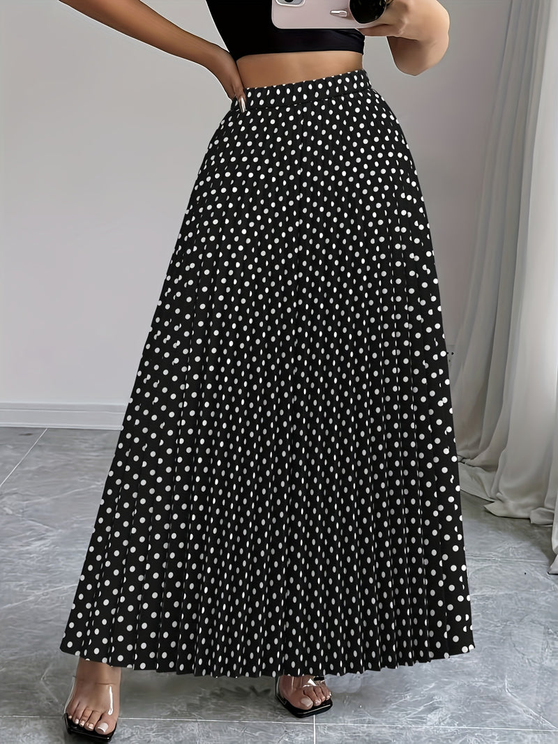 Elegant Women'S Midi Skirt, Long Skirt, Sun Pleats, Pleated Half Skirt.