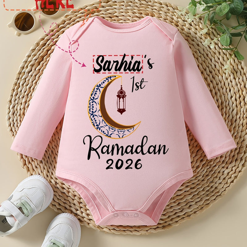 Custom Logo for Autumn And Winter Long-Sleeve Triangle Bodysuit for Baby Girls And Boys.
