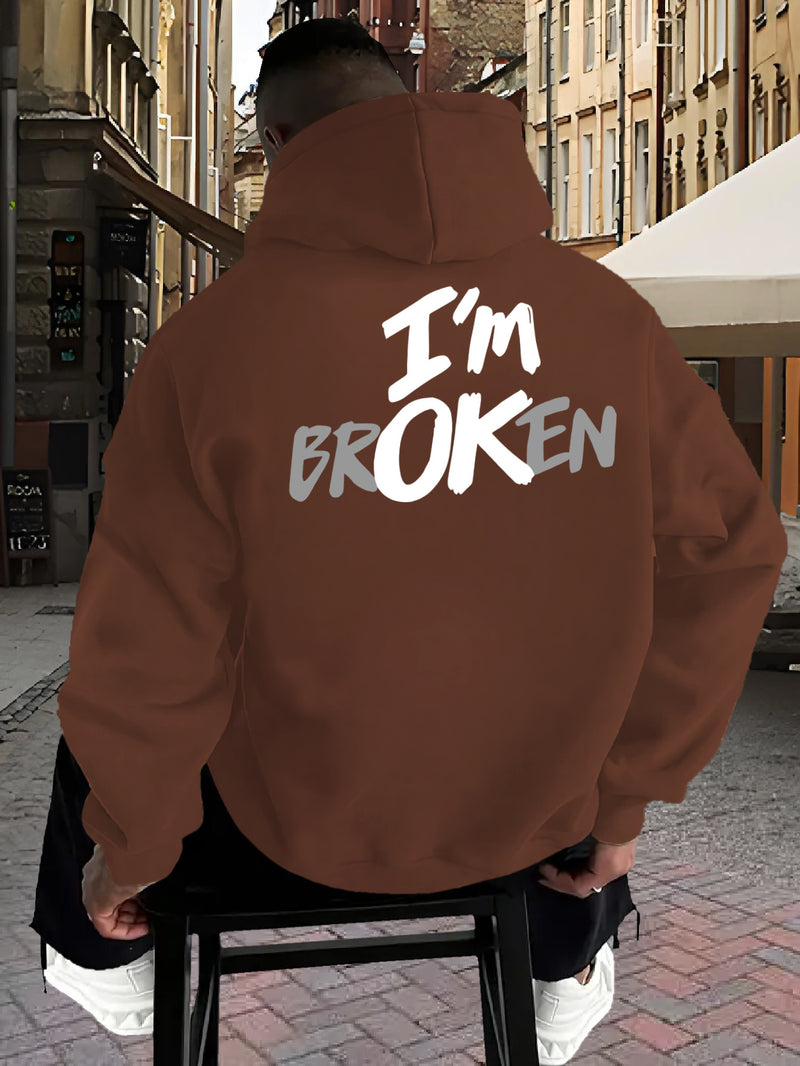 Men's Hooded Sweatshirt.