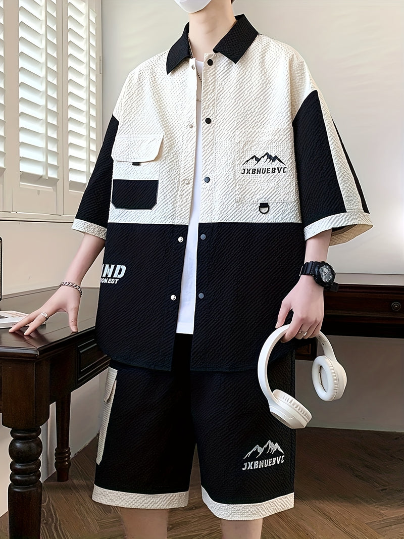 Men's Casual Two-Piece Set for Summer.