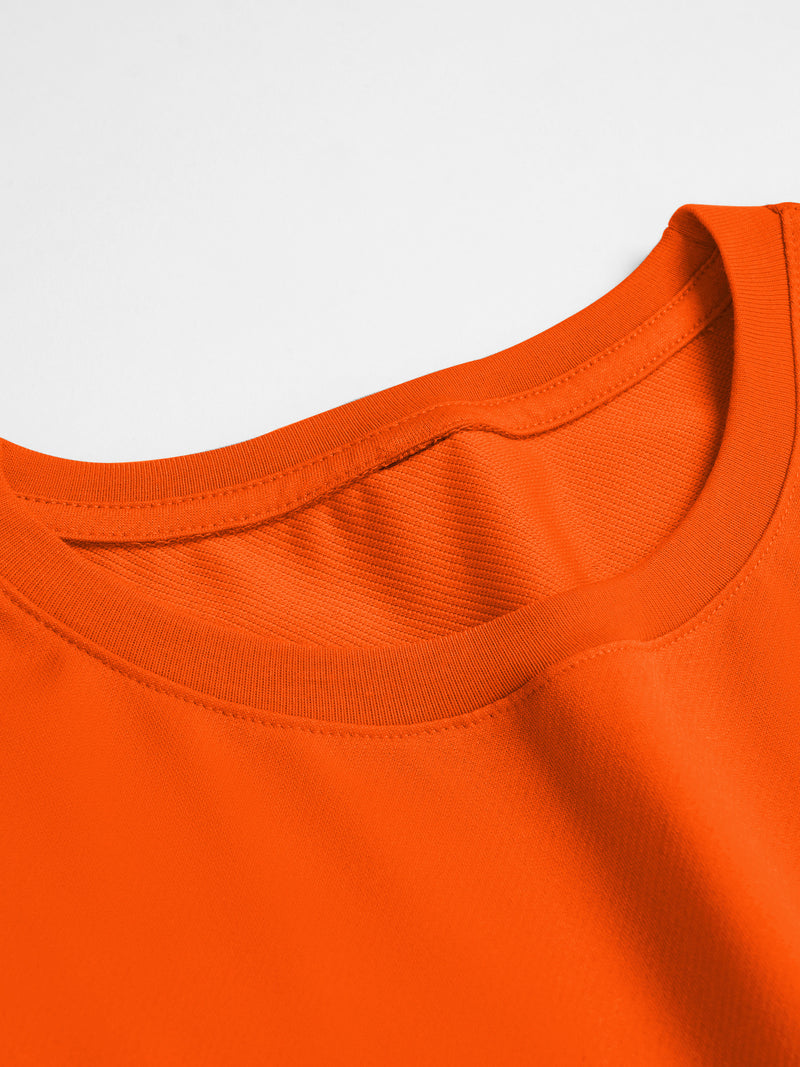 Crew Neck T-Shirt: If You Try to Scare Me, I'Ll Be Breast-Fed Scared!