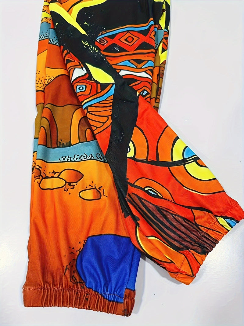 New Cross-Border Men'S Set  of African Ethnic Culture.