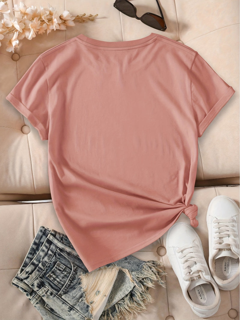 Women’s Geometric Print T-Shirt.