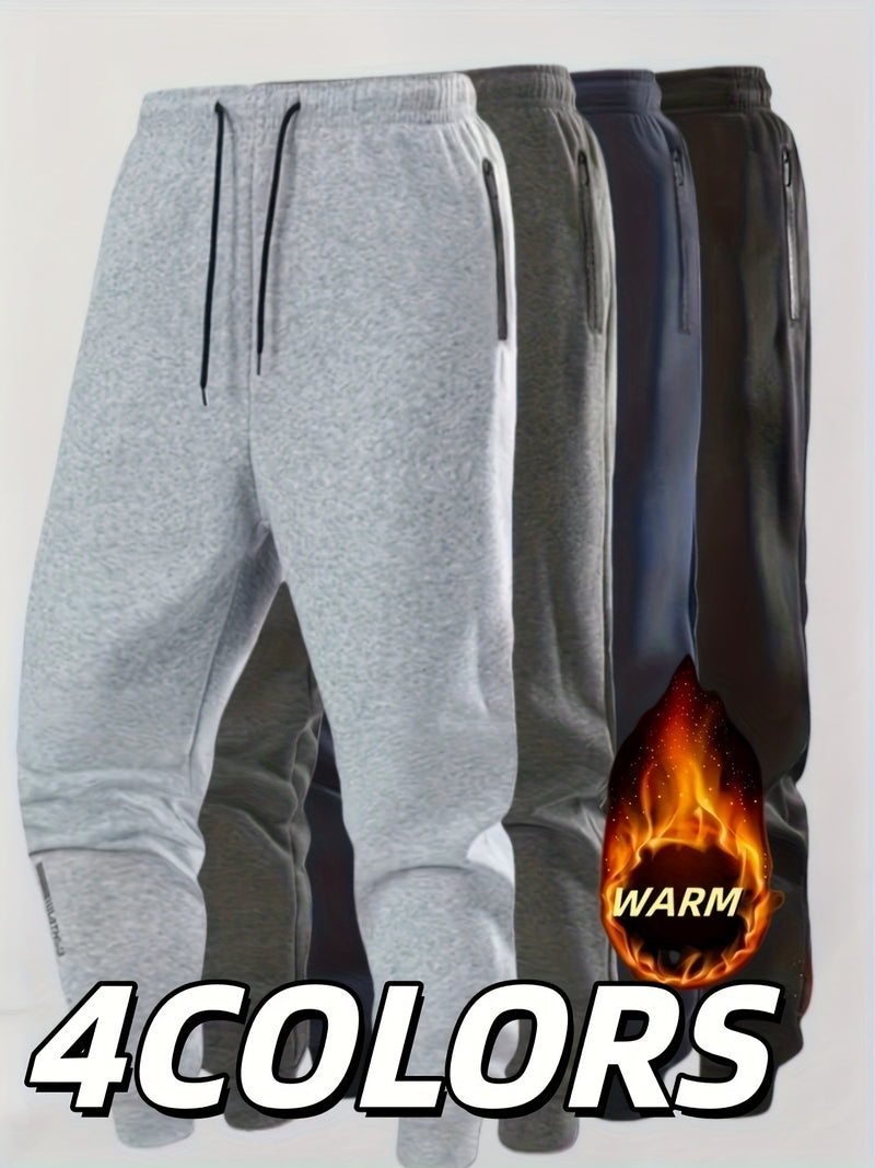 One-Piece Men's Casual Mid-Rise Joggers 4 Colors Available.
