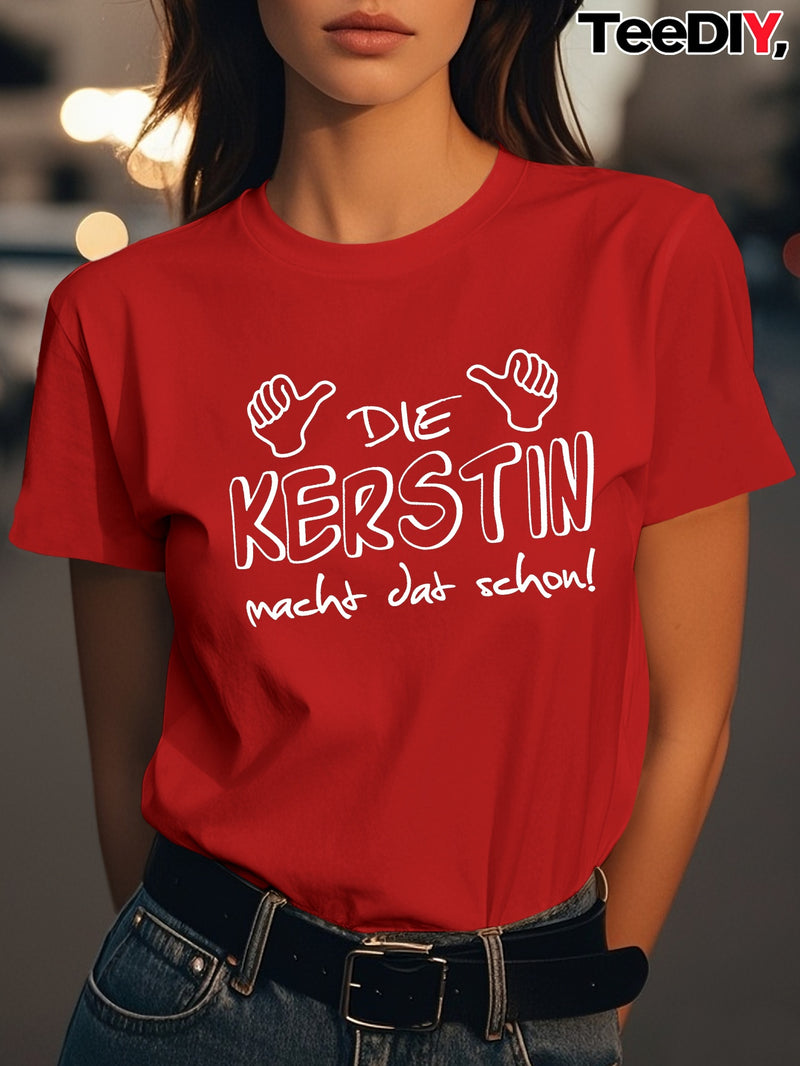 Women's German-Themed T-Shirt.