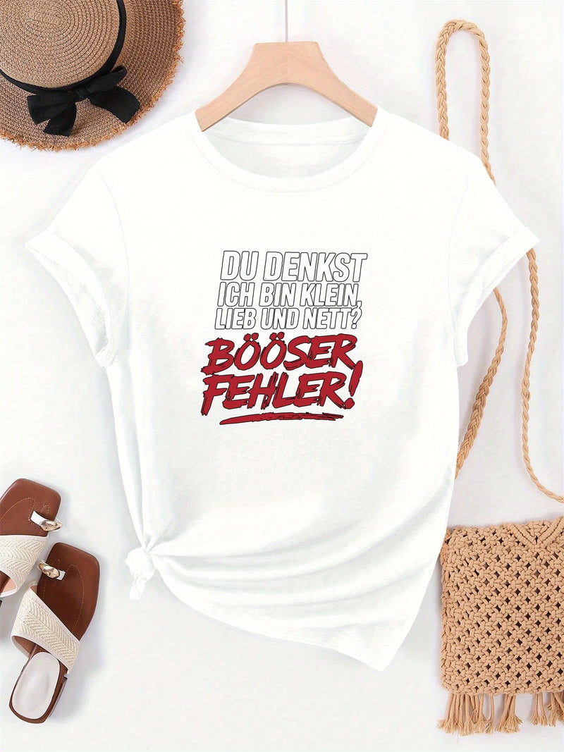 Women's Funny German Quote T-Shirt.