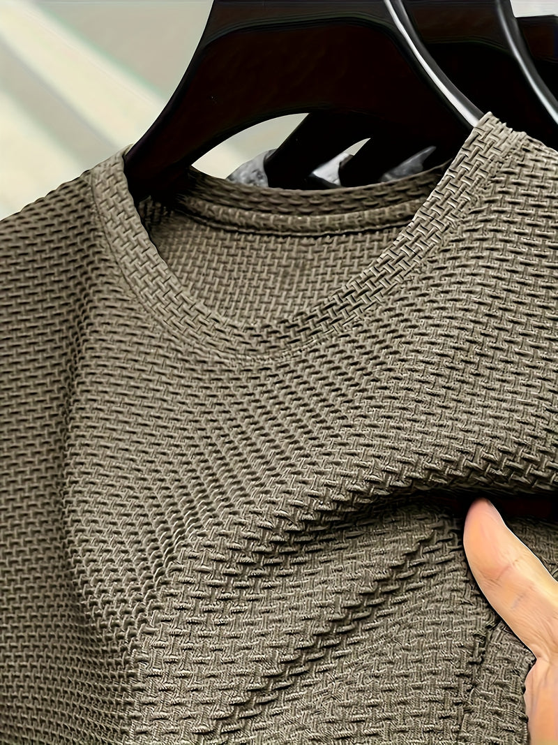 Men's T-Shirt, Cool And Breathable with a Round Neck And Short Sleeves.