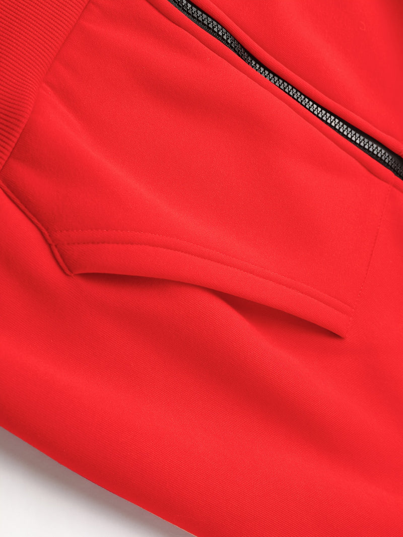 Men’s New Trendy Fashion Zip-Up Hoodie and Loose Cargo Pants.