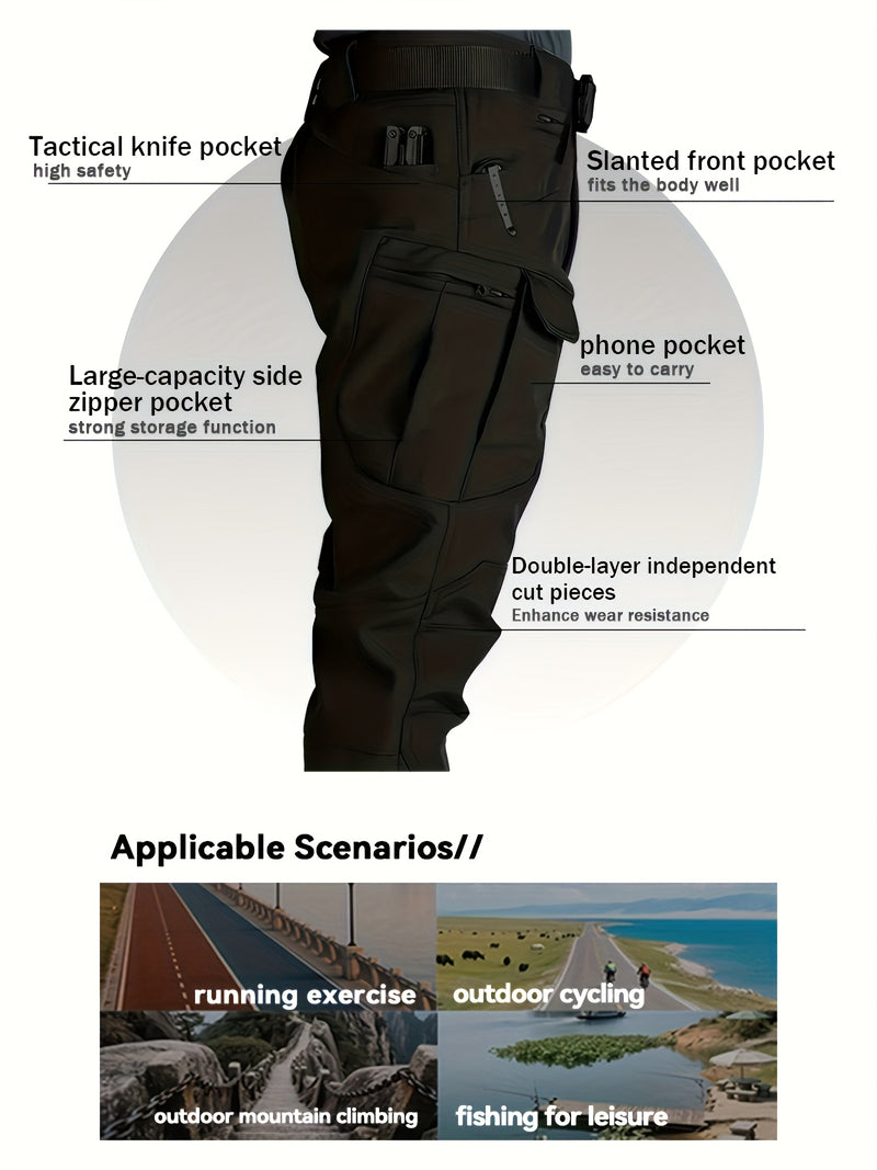 2pcs Men's Suit Jacket and Work Pants Tactical.