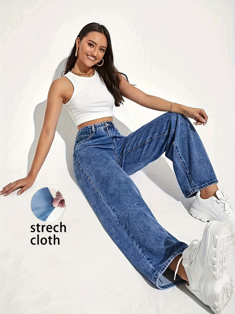 Women's Fashion Stretch Denim Long Pants.