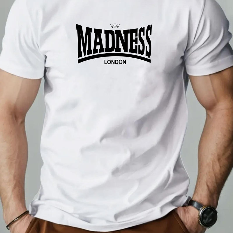 Men's "Madness London" Graphic T-Shirt.