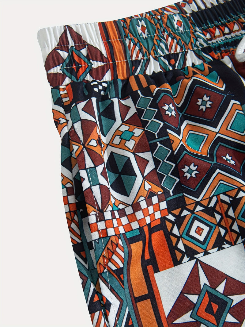 Men’s Short Sleeve T-Shirt with Random Print Pocket.