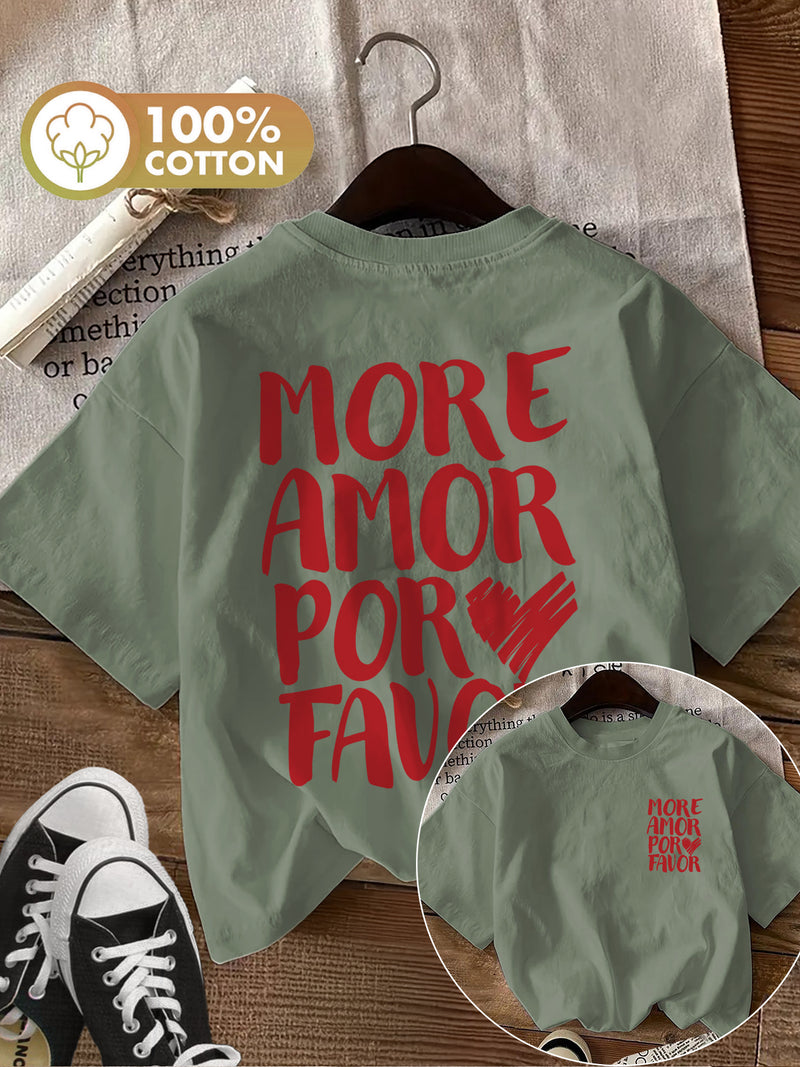 Women's Top with Double-Sided Print.