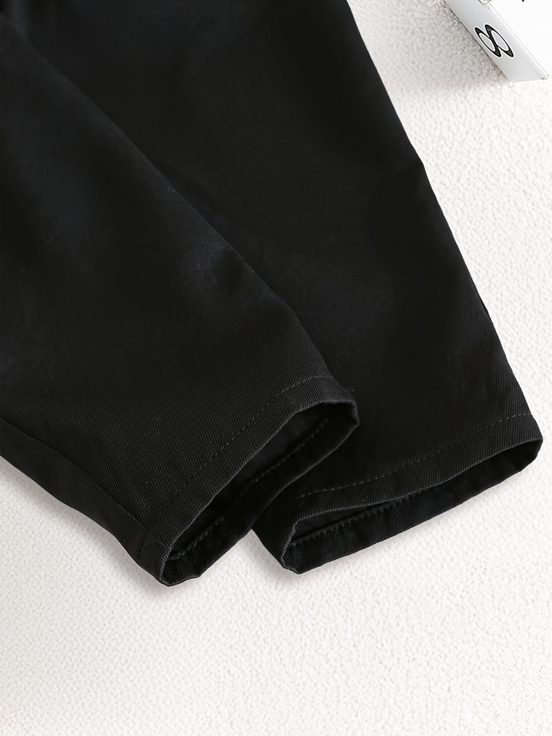 2pcs Set: European and American Style Gentleman's Handsome Suit.