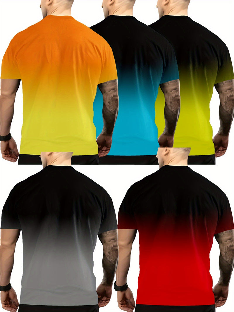 Men's Novelty T-Shirt 5pcs Set.