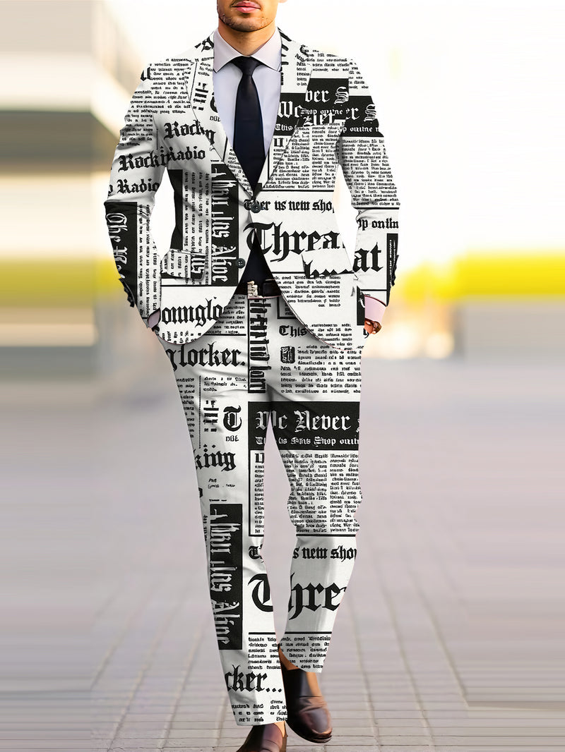 Men'S Suit Set with a Combination of Suit And Trousers Classic.