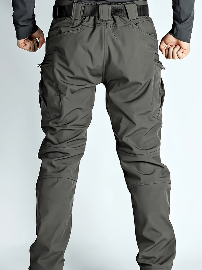 Outdoor Two-Piece Set,Lined Trendy Windproof Warm Motorcycle Hooded.