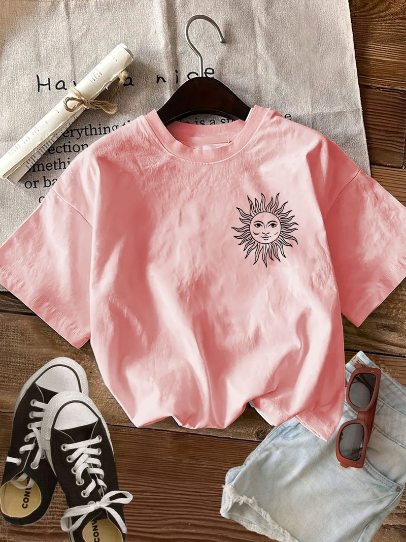 Women's Casual Top Hand-Painted Style.