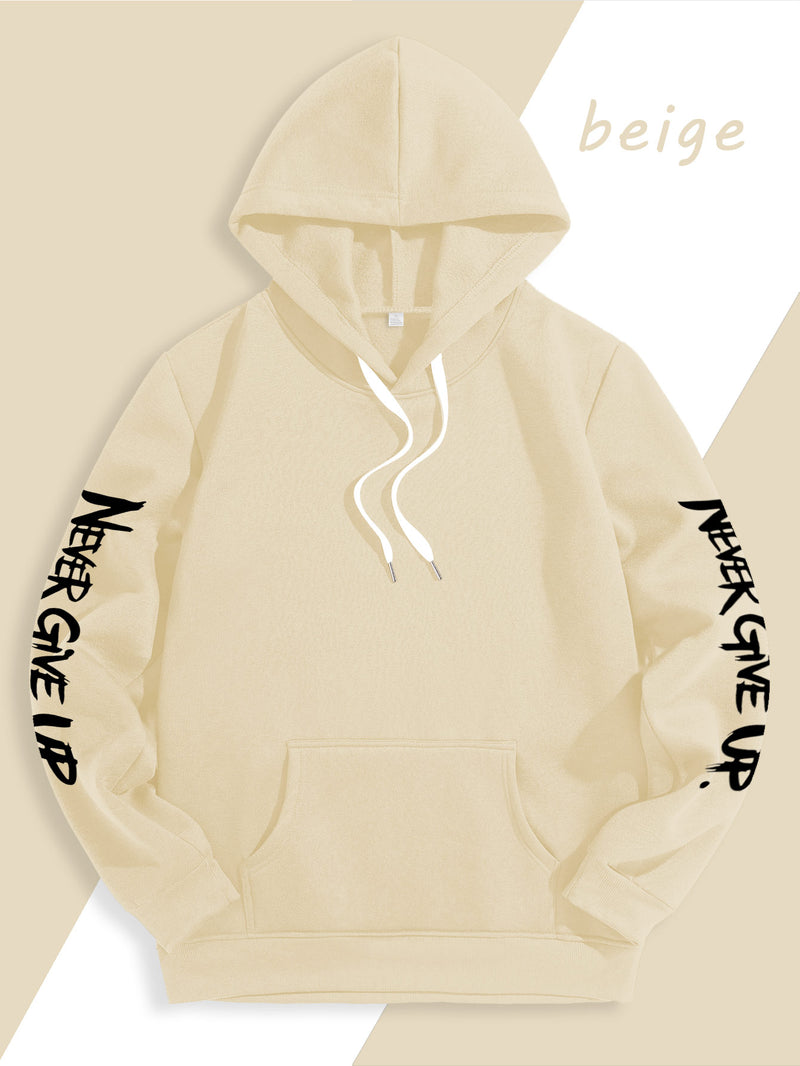 Men's Casual Personality Hooded Sweatshirt.