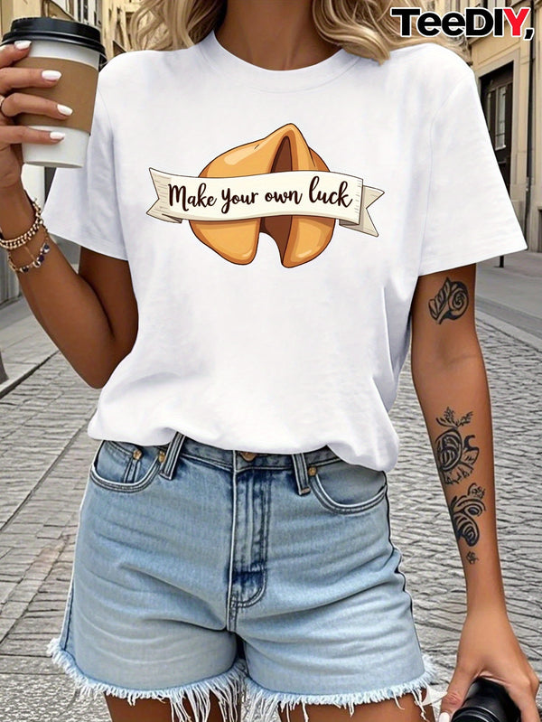 Women's Navy Blue T-Shirt.