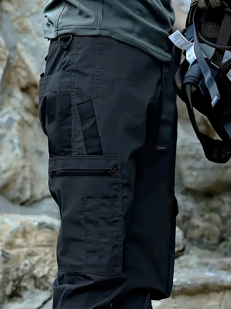 Men's Tactical Outdoor Pants - Durable Multi-Pocket Design for Hiking.