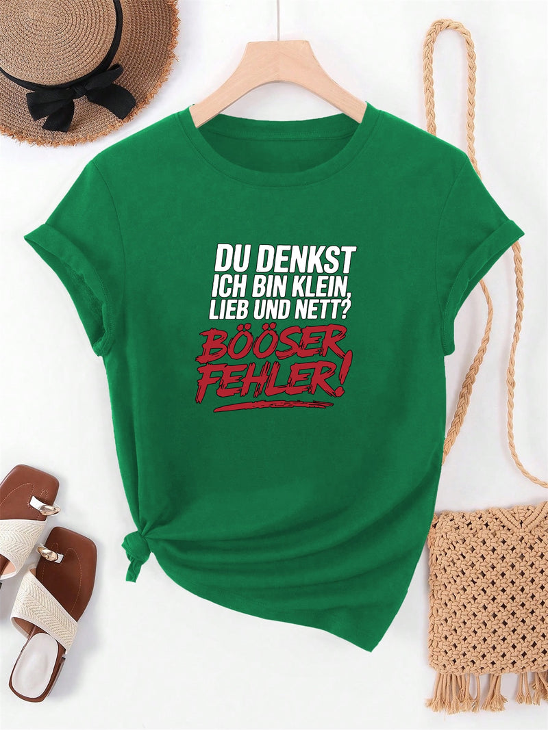 Women's Funny German Quote T-Shirt.