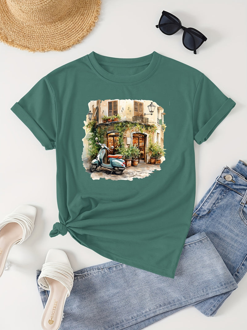 Women’s Casual Short Sleeve T-Shirt.