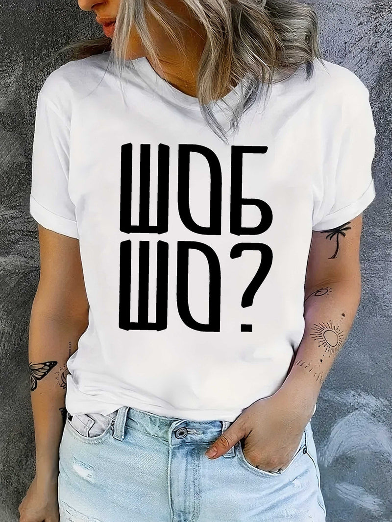 Women's T-shirt Short Sleeves.