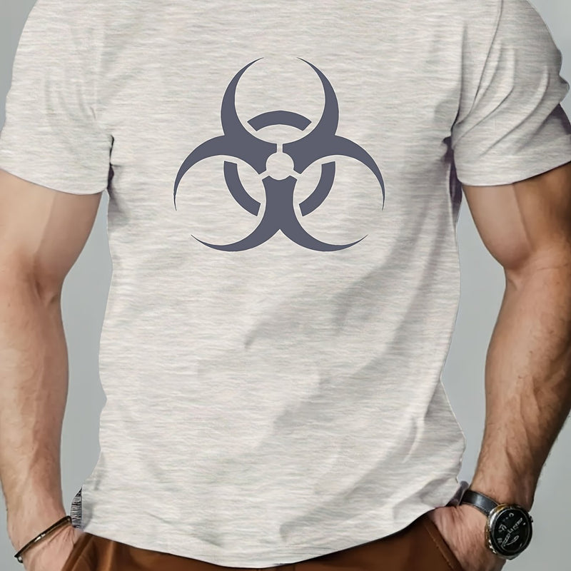 Men's Casual Crew Neck Short Sleeve T-Shirt.